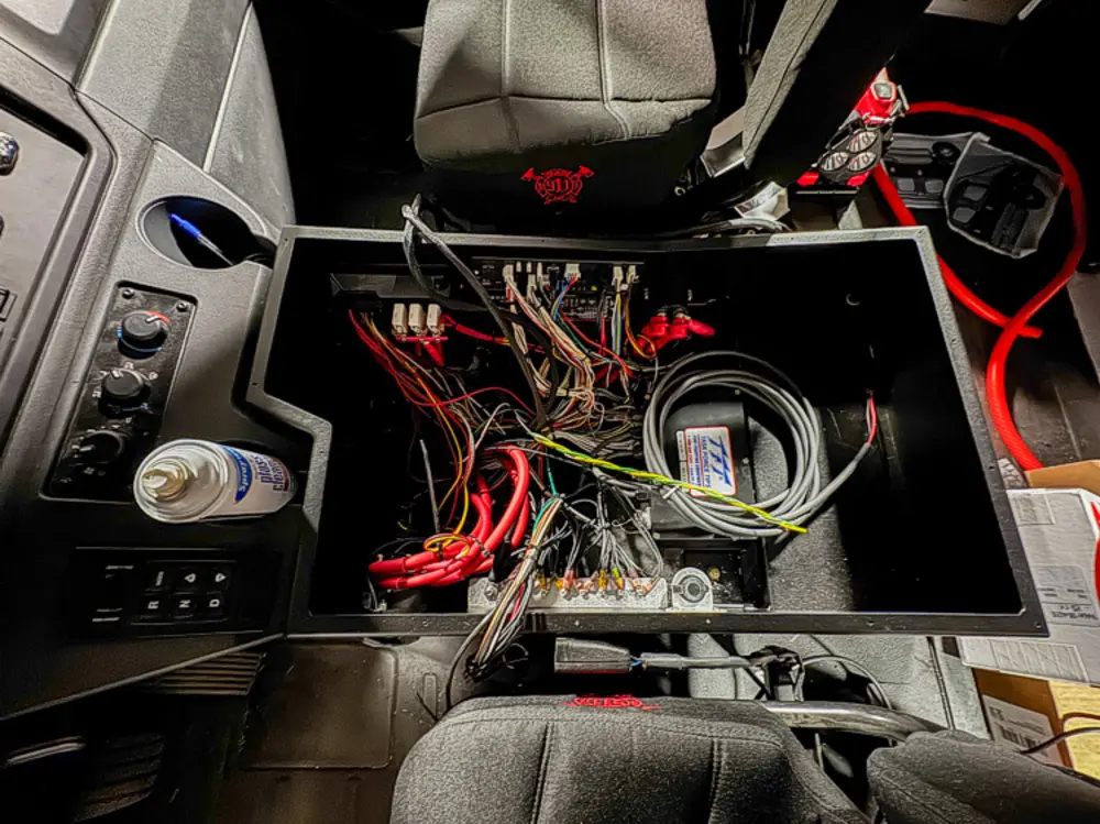 Pump and plumbing components during installation, photo 43 of 303.